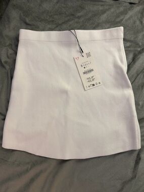Zara White Mini Skirt